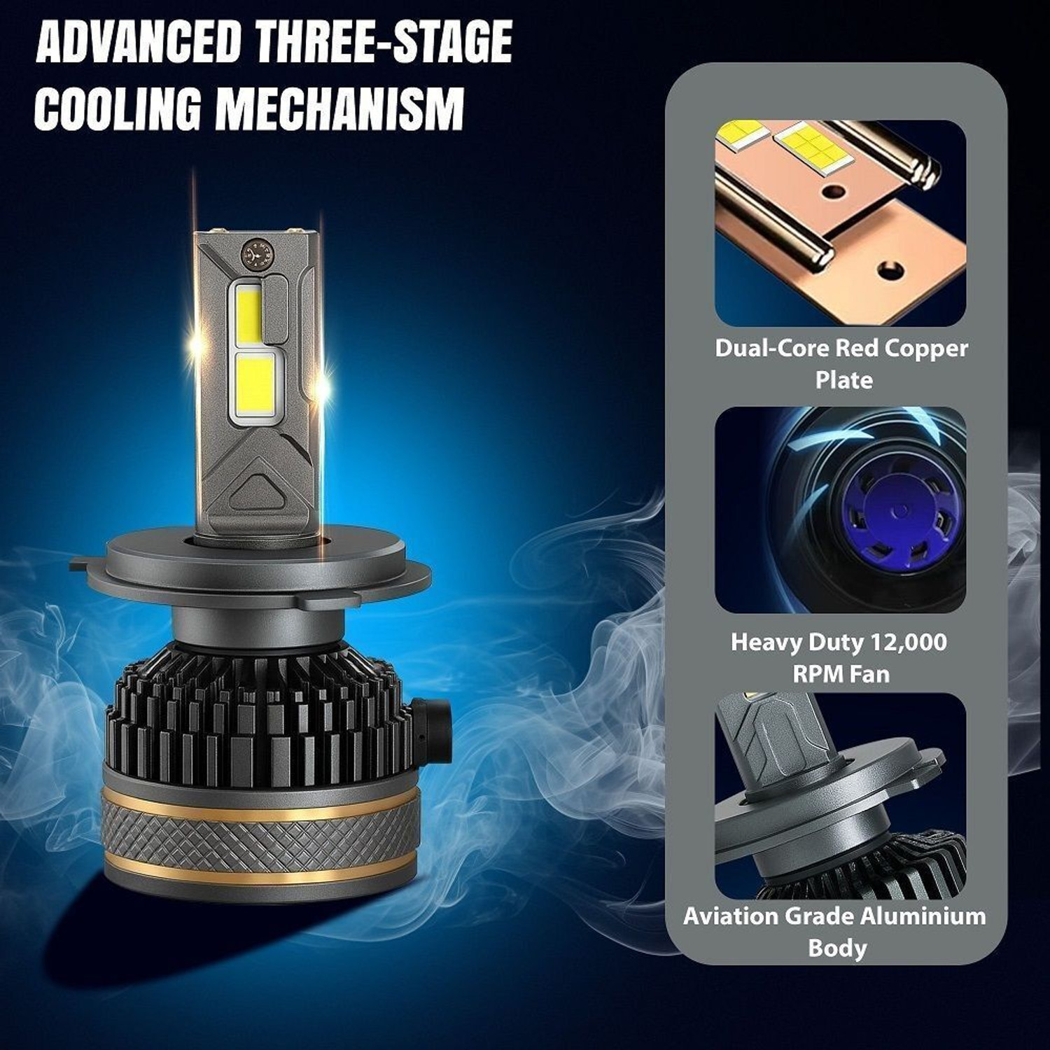 Image of Otoroys LED Fog Light for Royal Enfield, Hero, TVS, Yamaha, Mahindra Bullet 350, Classic 350, Splendor Plus, Splendor, Splendor Pro, Apache RTR 160, Apache RTR 180, Universal For Bike