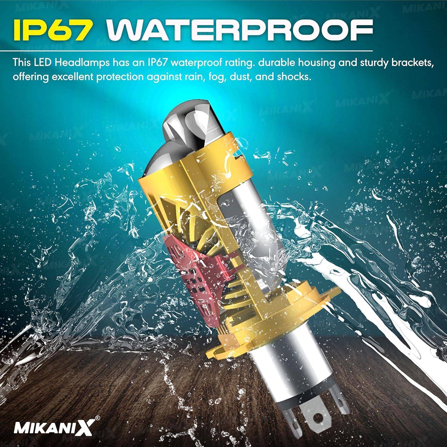 MIKANIX LED Headlight for Bike - Image 5