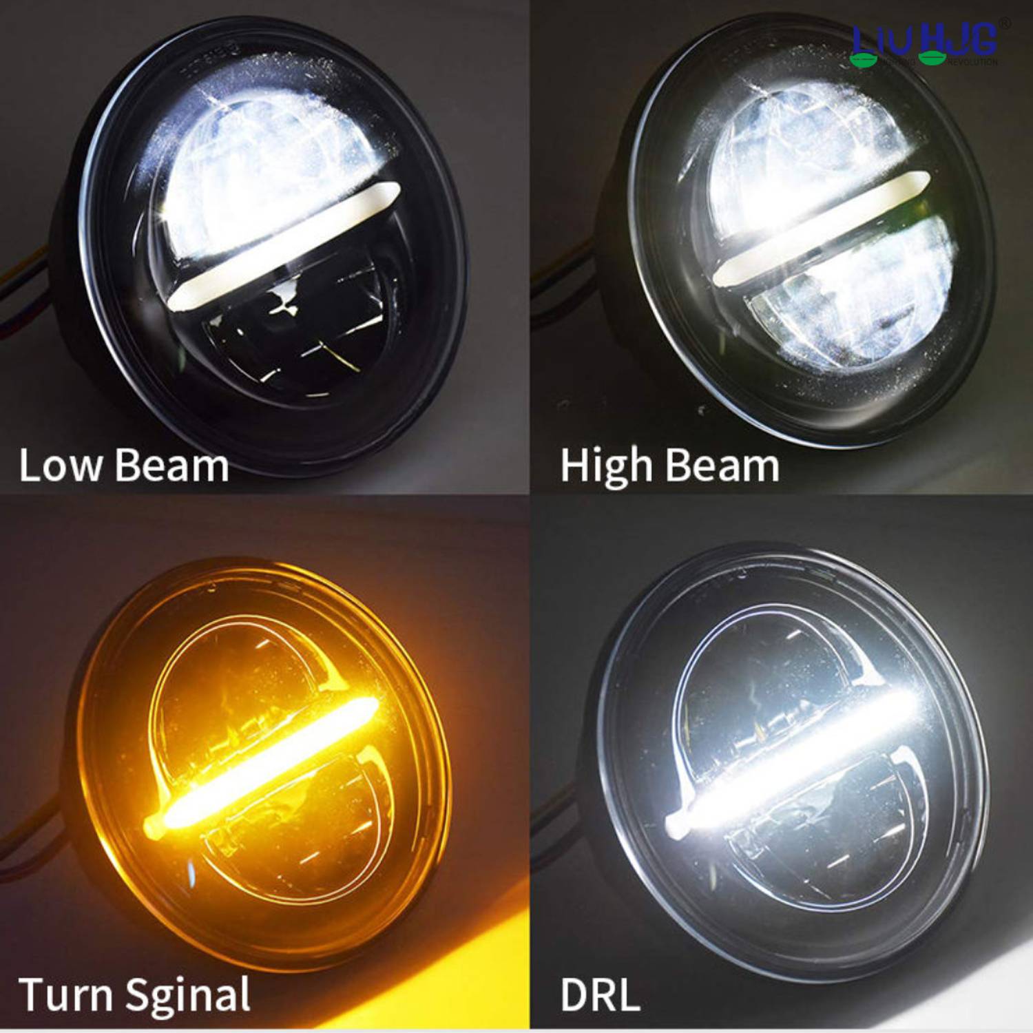 AutoPowerz LED Headlight for Universal Bike Car - Image 4