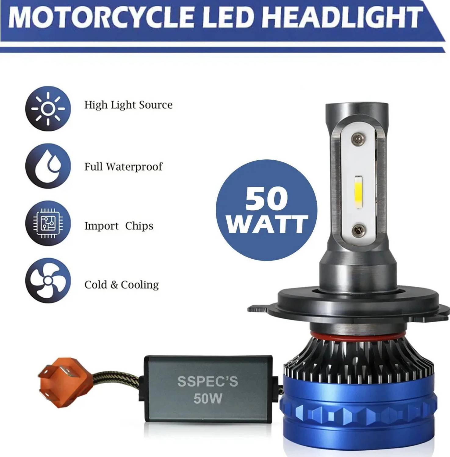 aksmit LED Headlight for Universal For Bike