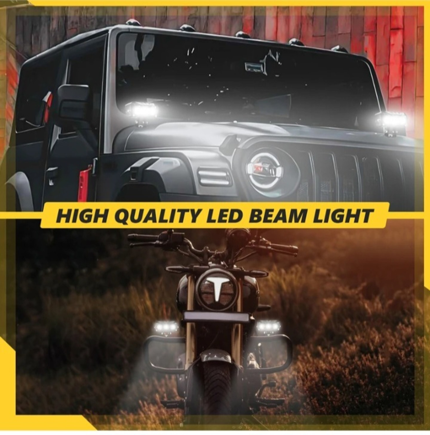 Image of TOVOTA 3 Lens Car Bike Headlight LED Light Fog Lamp-02 Projector Lens