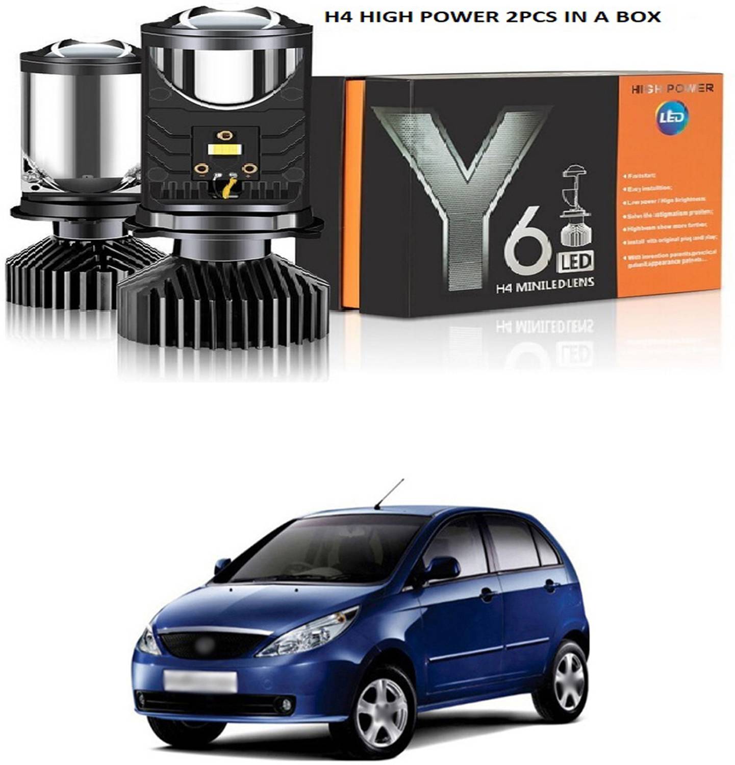 PRTEK LED Headlight for Tata Indigo Price in India - Buy PRTEK LED