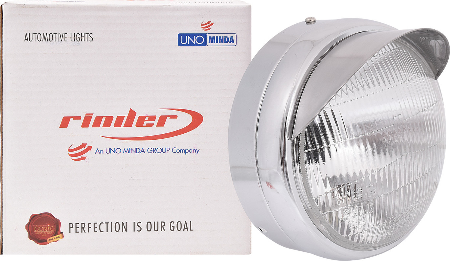 Image of UNO MINDA Halogen Headlight for Royal Enfield Classic