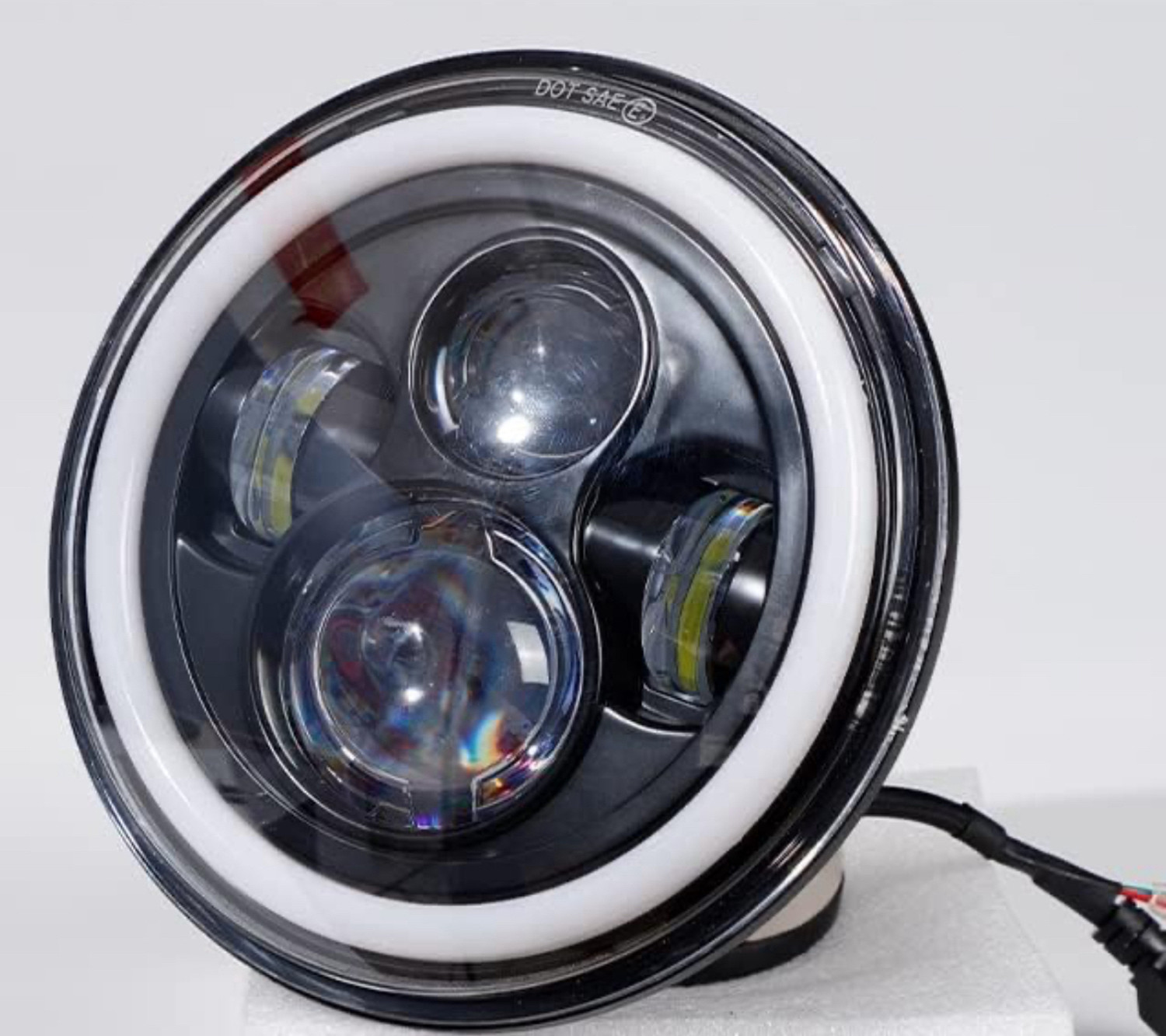 Image of Anaisha Enterprises LED Headlight for Royal Enfield Bullet Electra, Classic 500, Thunder Bird 500, Classic 350, Bullet 350, Thunder Bird 350