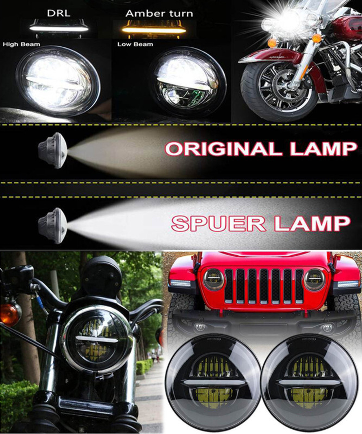 Image of MATIES LED Headlight for Royal Enfield Standard 350
