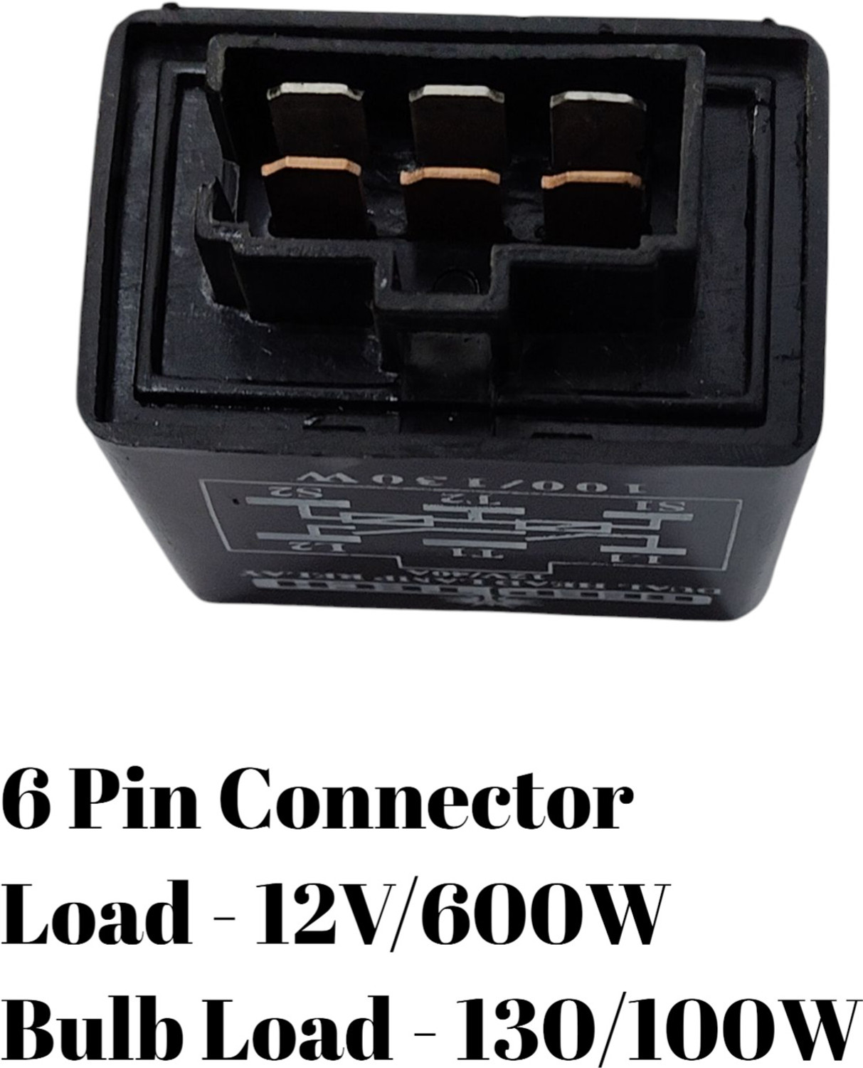 Image of BEEPTECH Dual Headlight Relay 6Pin Without Wire I Load Capacity 130 /100W for All Cars Headlight Restore Kit