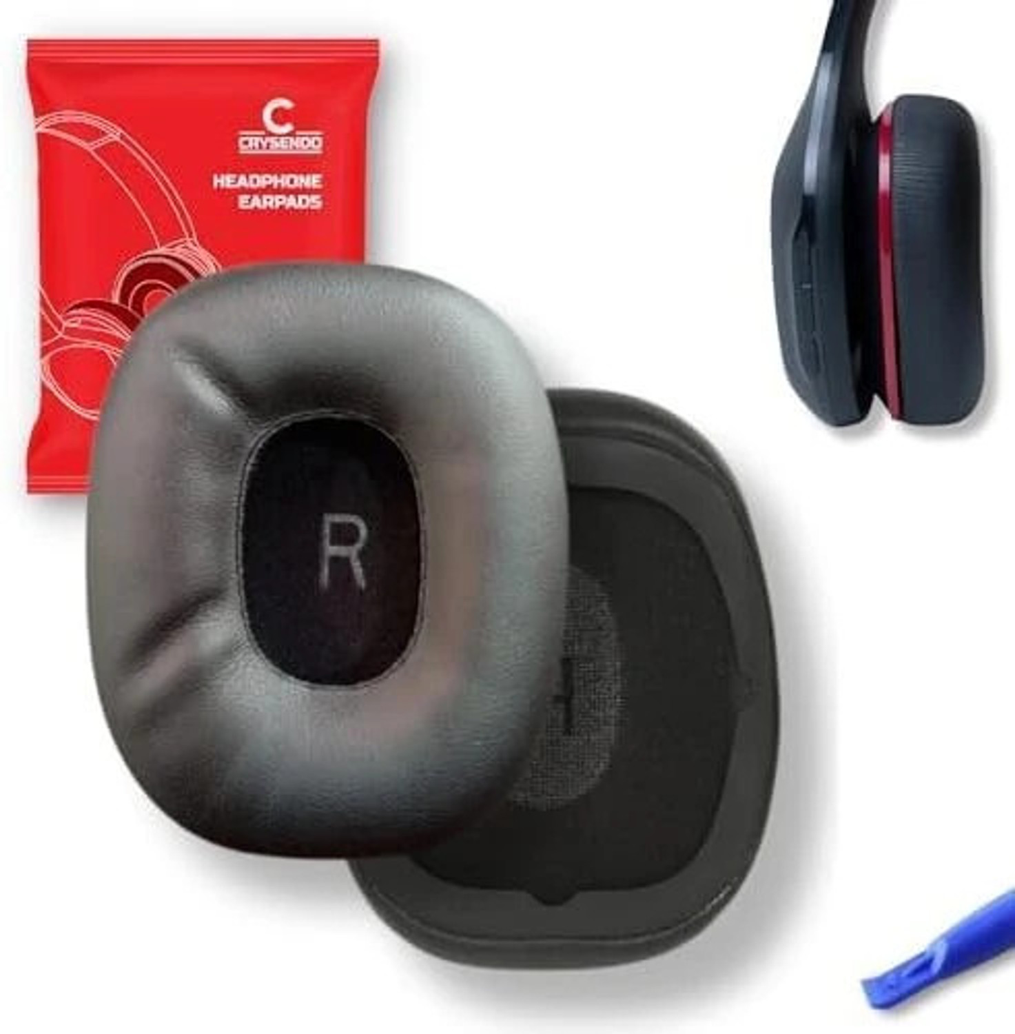 Image of Crysendo Headphone Cushion Pad Compatible with Mi Super Bass Wireless Headphones Over The Ear Headphone Cushion