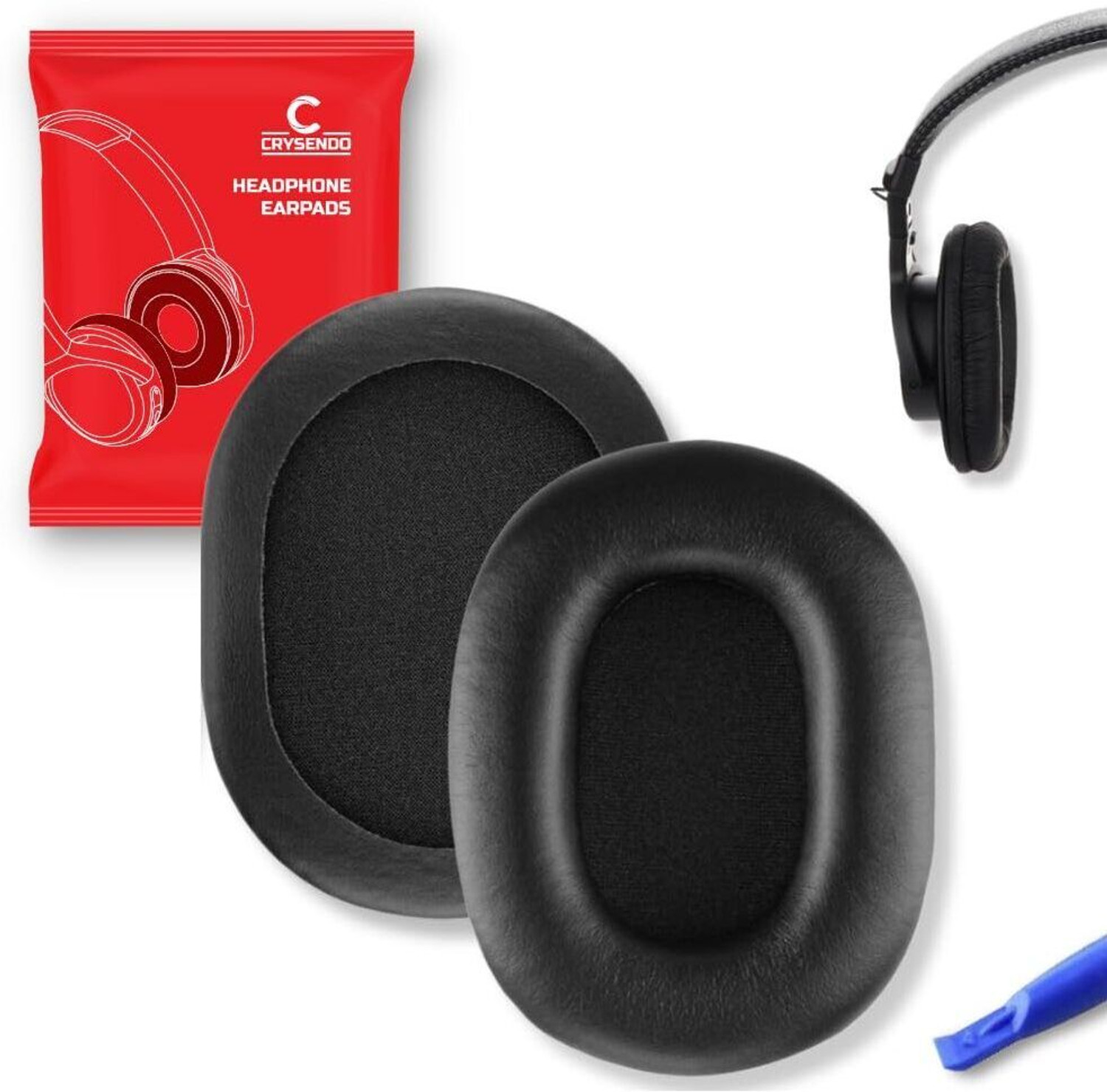 Image of Crysendo Headphone Cushion Compatible with Sony MDR 7506 Earpads Over The Ear Headphone Cushion