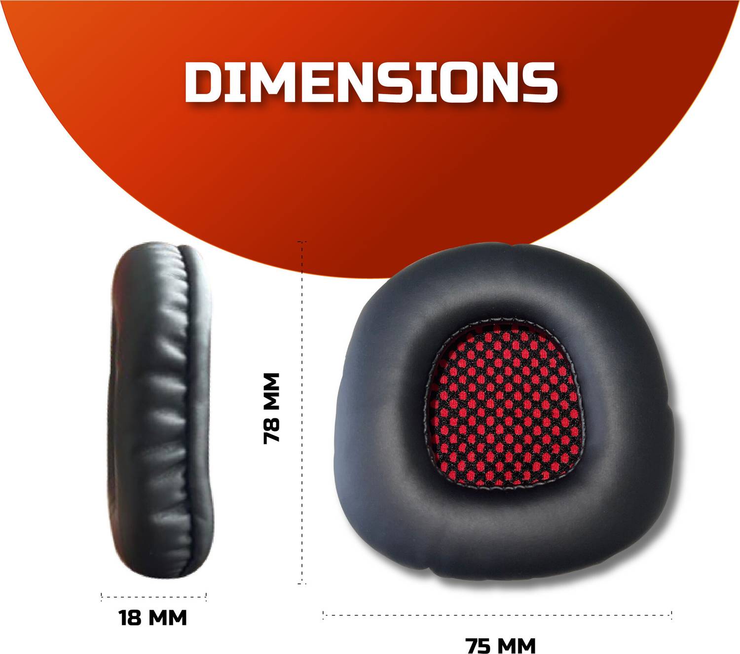 Crysendo Headphone Cushion for Boat Rockers 510 - Image 3