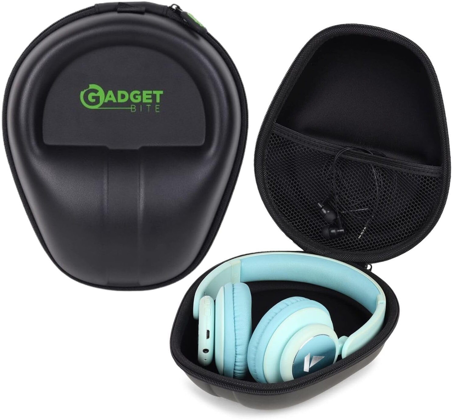 Image of GadgetBite Nylon Zipper Headphone Case For Universal