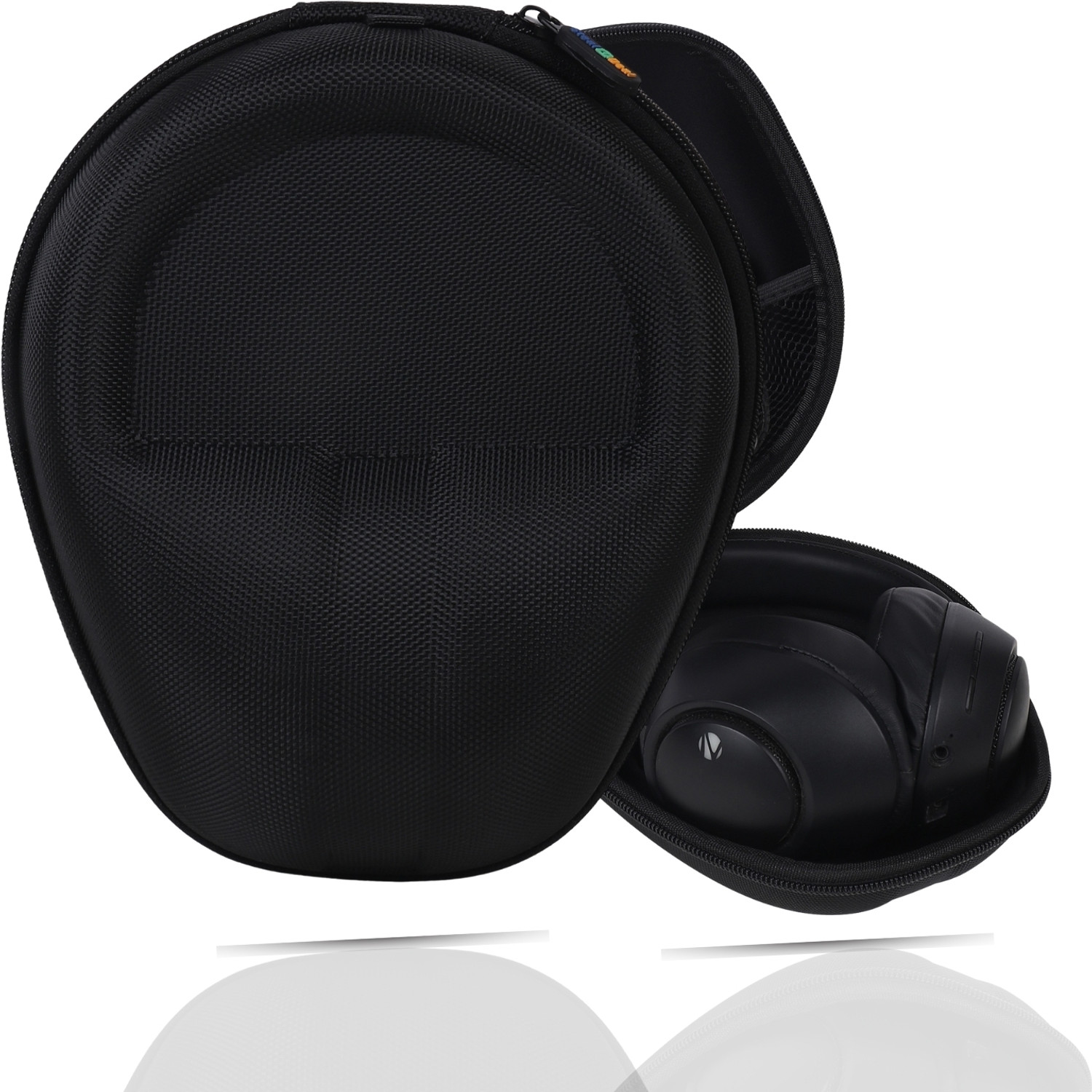 Image of StealODeal Polyester Zipper Headphone Case For Universal