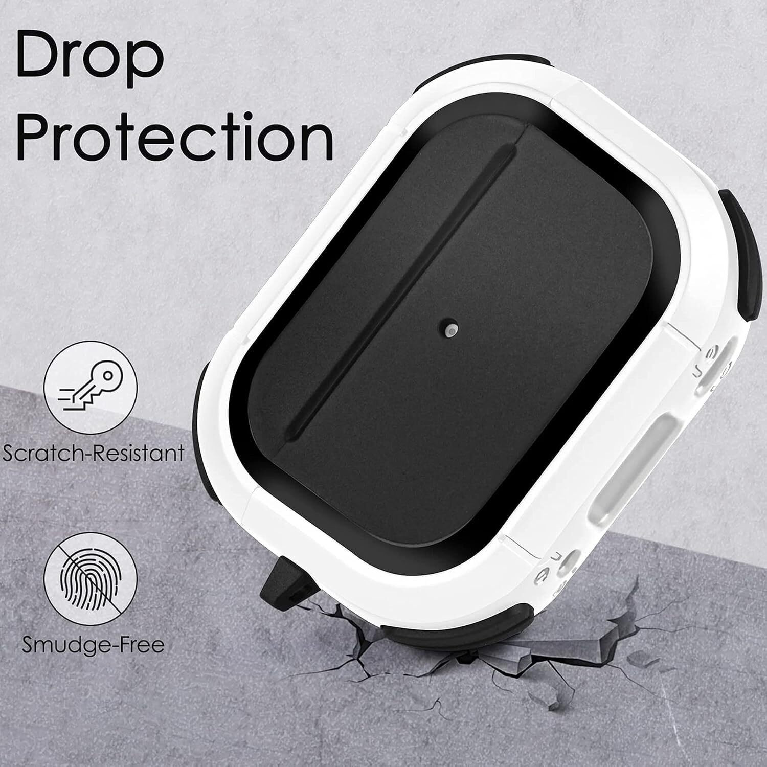 Image of KHR Plastic Press and Release Headphone Case For Apple Airpods Pro3