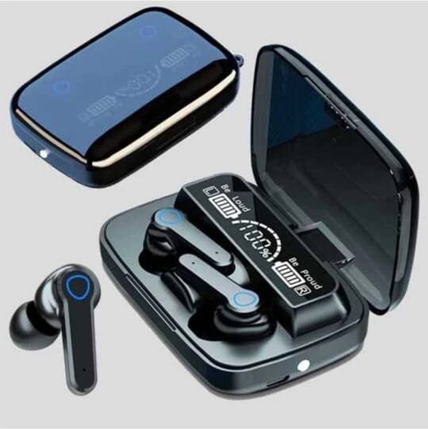 RLS Plastic Press and Release Earbuds Case For yes (Black)