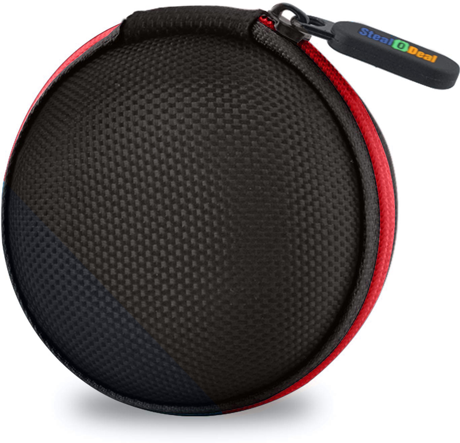 Image of StealODeal Leather Zipper Headphone Case For Universal