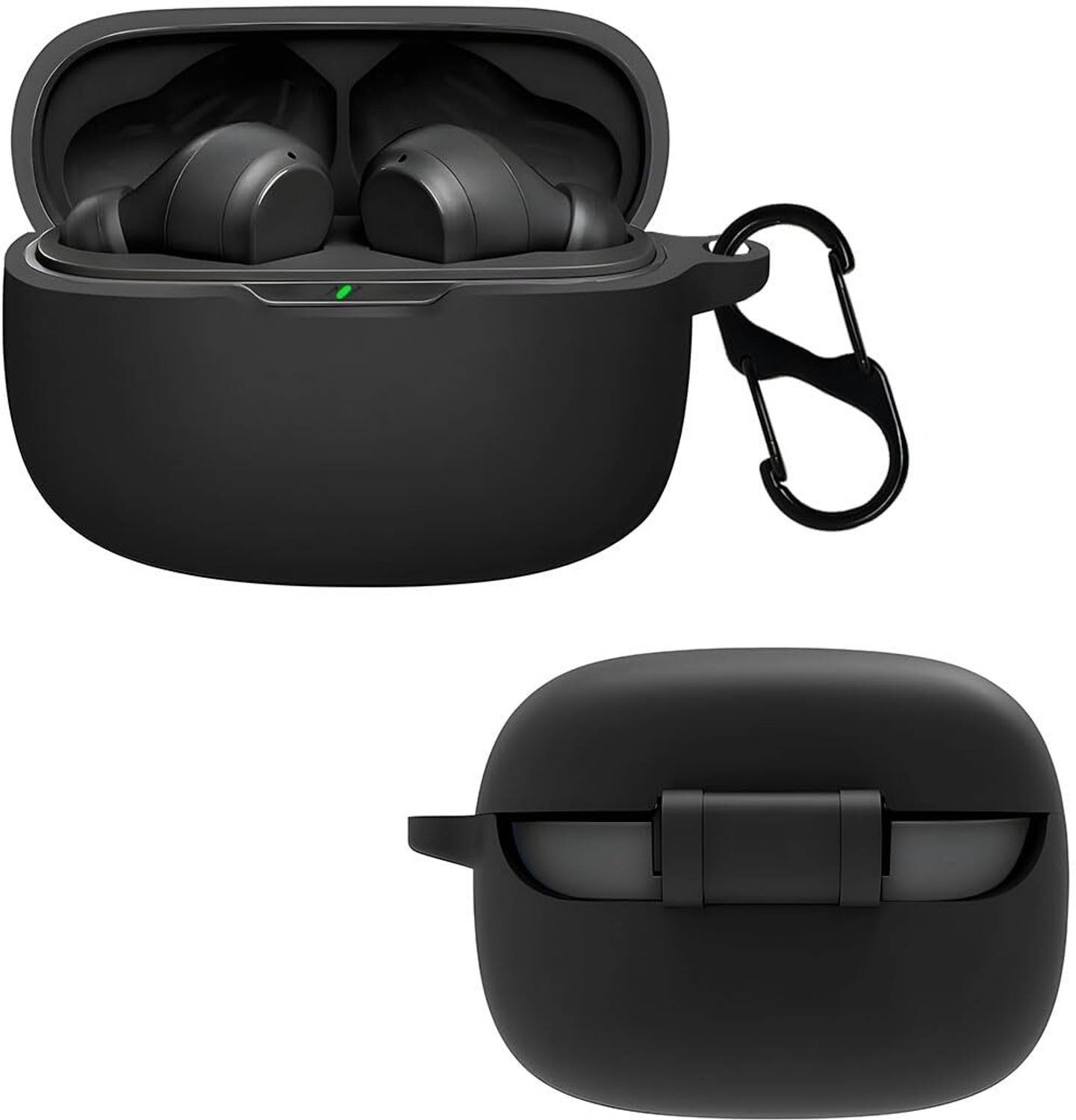 WELCROS Silicone Press and Release Earbuds Case For JBL Wave Beam 2 Ear Buds