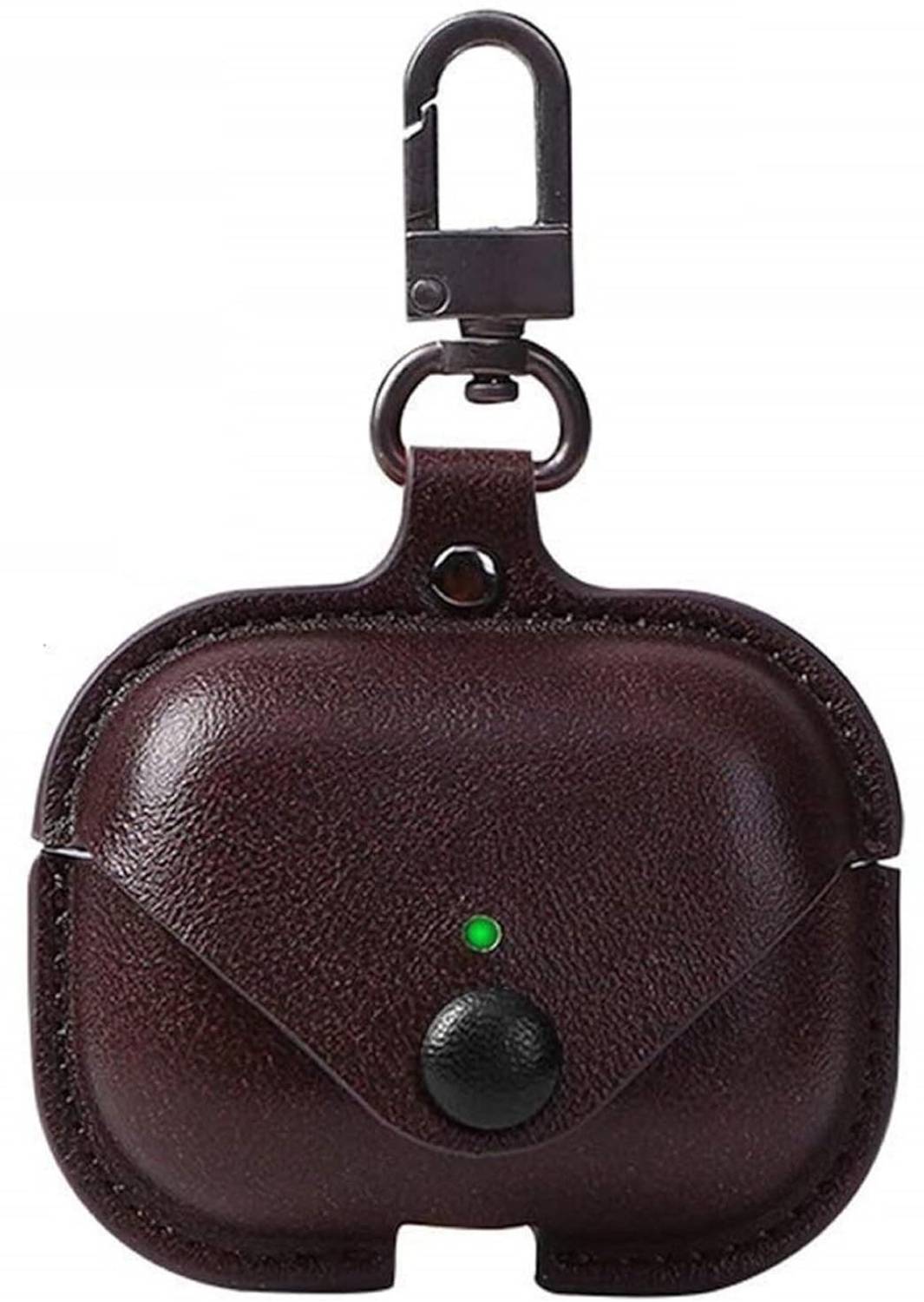 Bodoma Leather Press Stud Earbuds Case For Airpods Pro, Airpods Pro 2