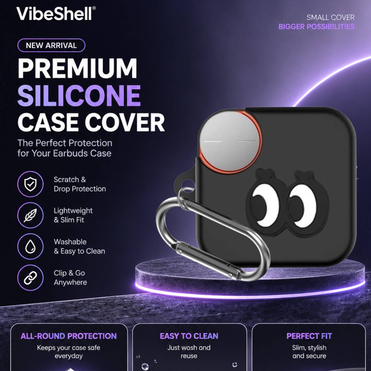 VibeShell Silicone Case for Nothing Buds - Image 2