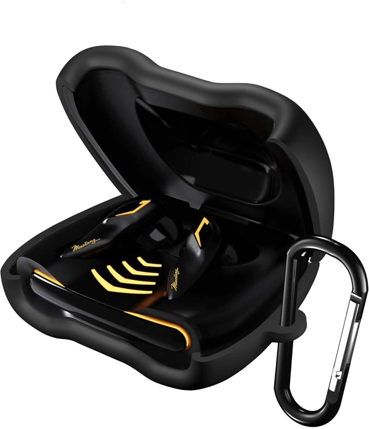 sounce Silicone Latch Earbuds Case For Boult Audio UFO, Boult Audio Mustang