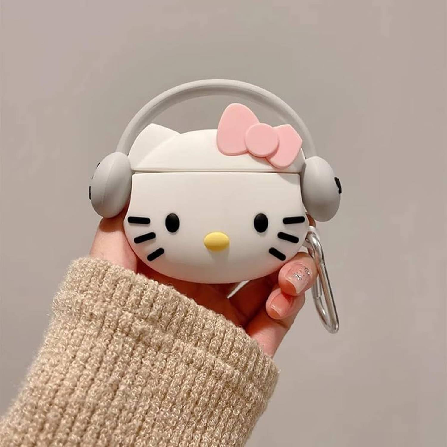 AIFEI Silicone Press Stud Earbuds Case For Airpods Pro 1/ 2 (whit