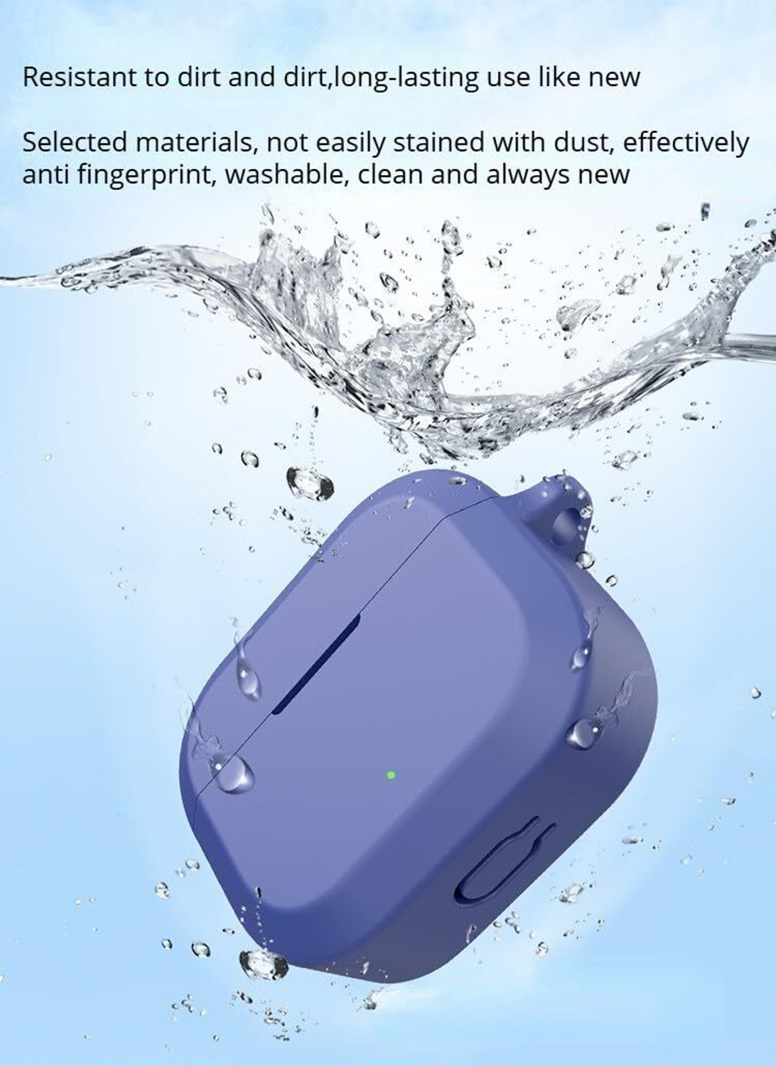 Image of Anvique Silicone Press and Release Earbuds Case For Oneplus Nord 3R Silicone Case Cover