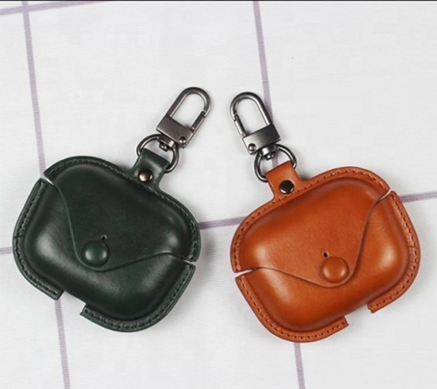 Baazmo Leather Press and Release Headphone Case For Apple Airpods PRO 2nd Generation