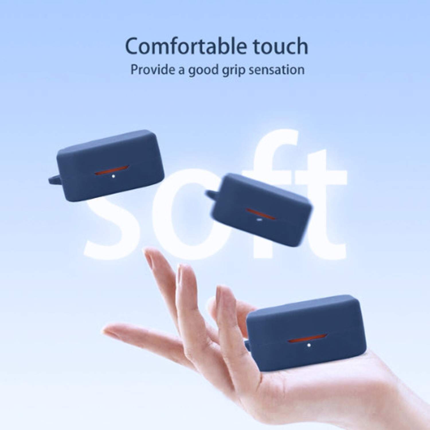 Image of SHISHVIKA Silicone Press and Release Earbuds Case For Nothing Buds Pro 2, CMF by Nothing Buds 2, CMF by Nothing Buds 2 Plus