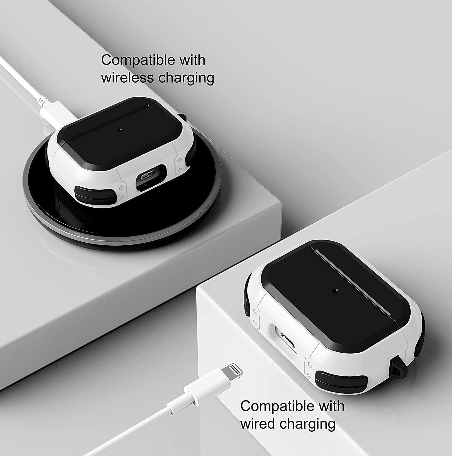 Image of KHR Plastic Press and Release Headphone Case For Apple Airpods Pro3