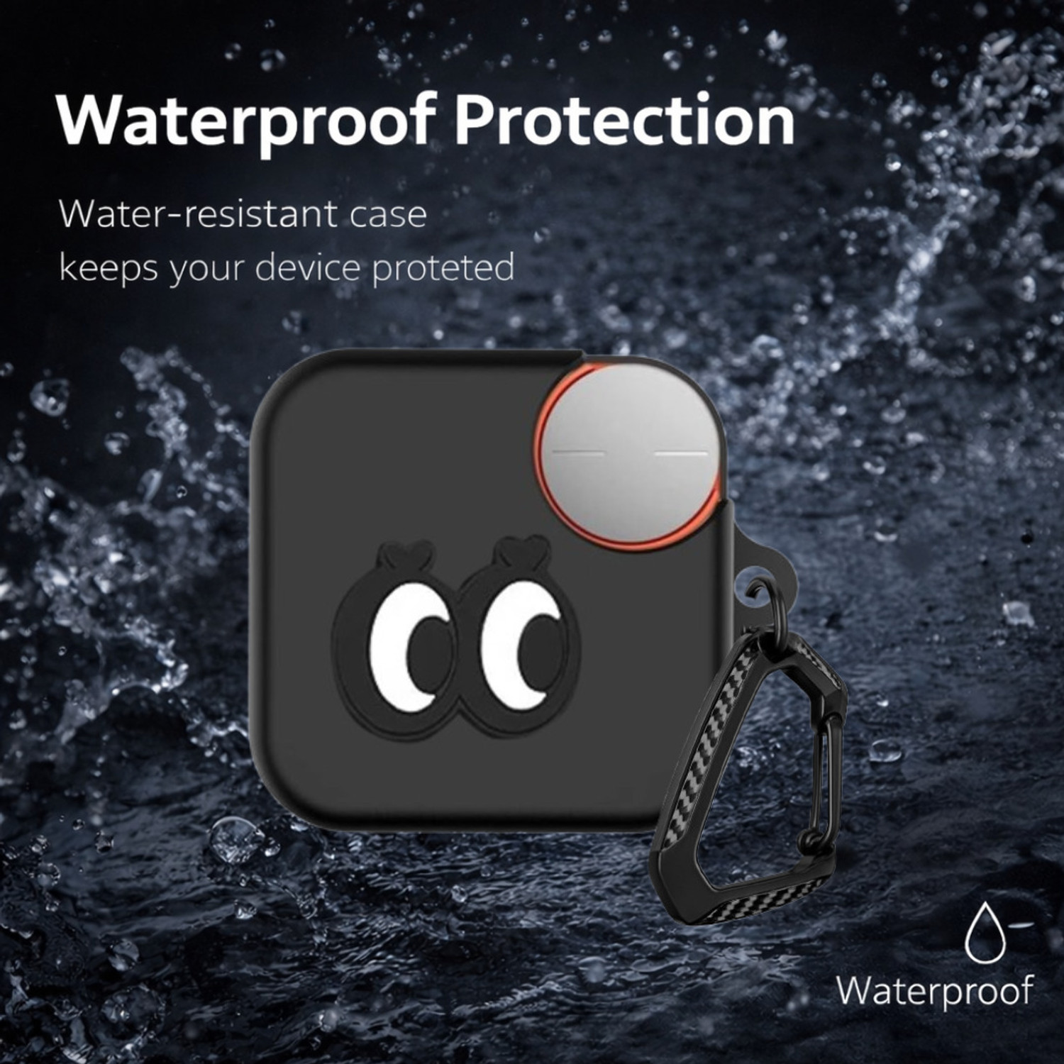 Image of VibeShell Silicone Velcro Earbuds Case For Nothing Buds pro 2 / 2 / 2Plus Case Cover