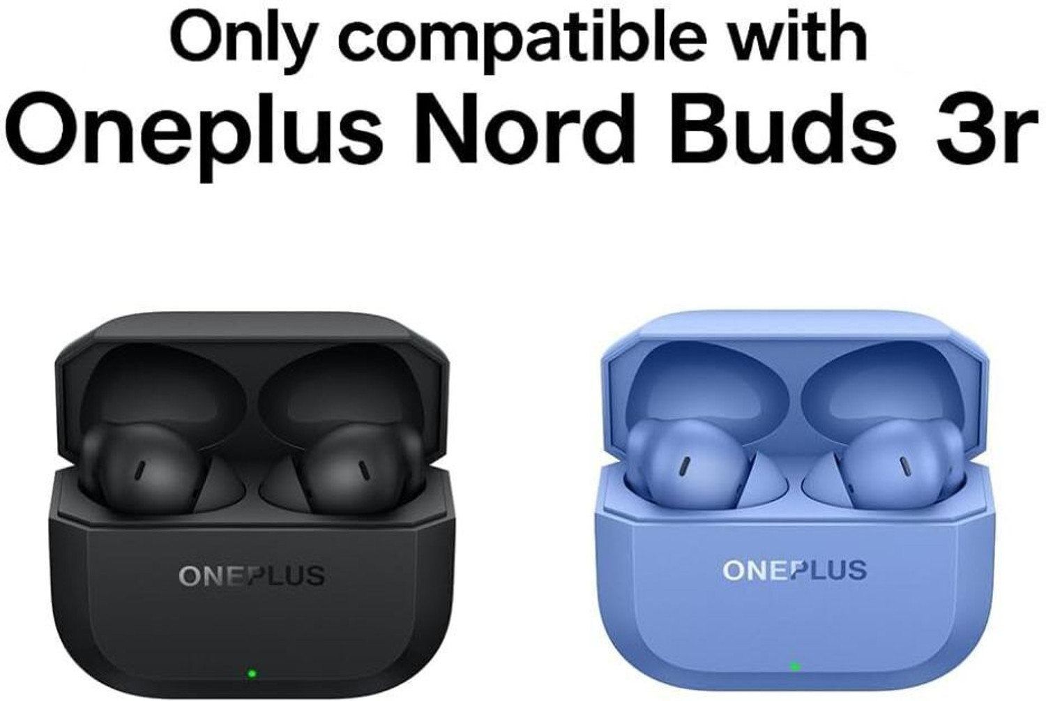 Image of Anvique Silicone Press and Release Earbuds Case For Oneplus Nord 3R Silicone Case Cover