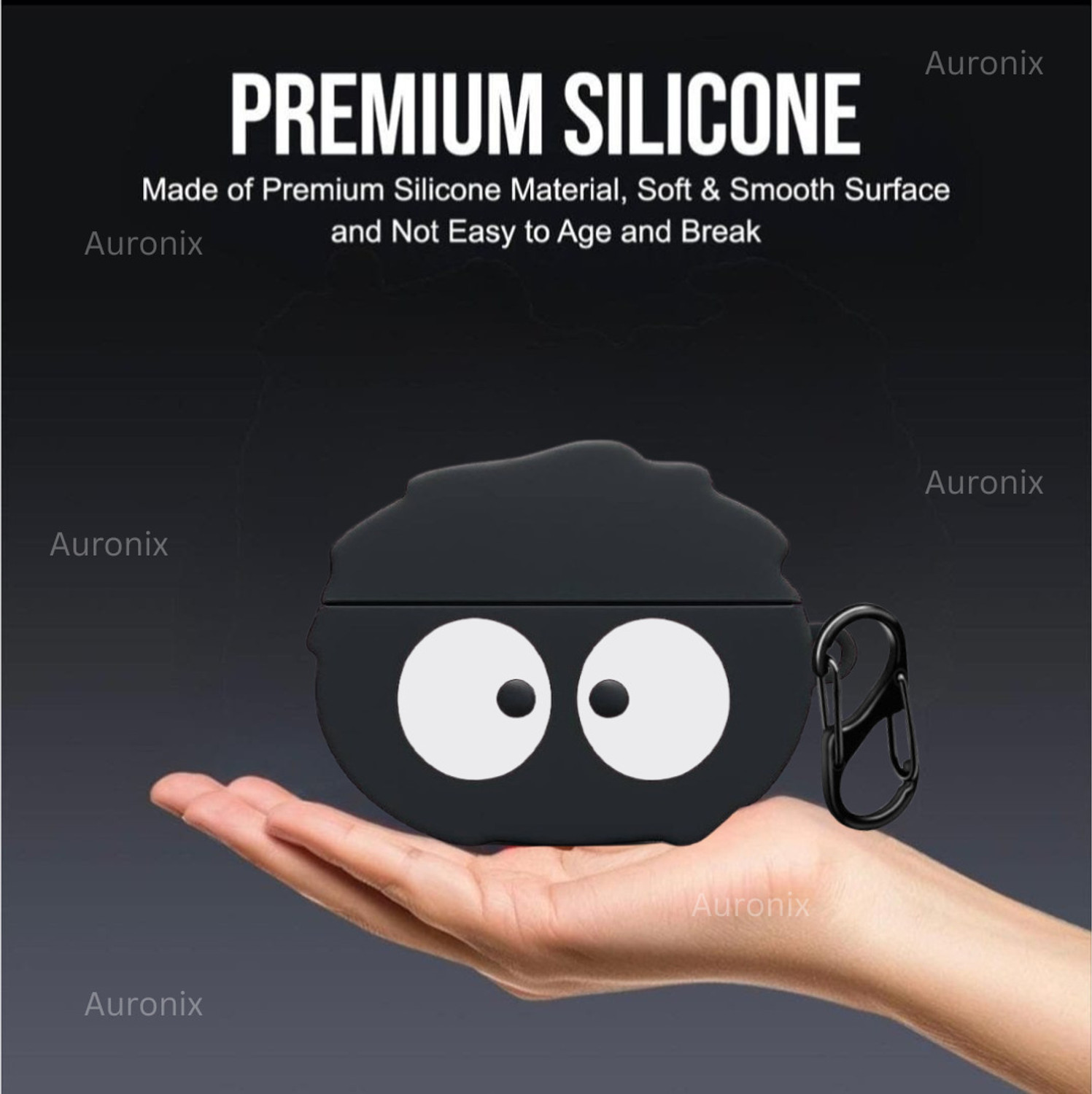 Image of Auronix Silicone Press and Release Earbuds Case For Oppoo Enco Air5 pro cover