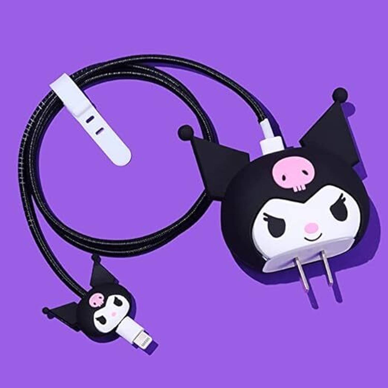 AIFEI Silicone Press Stud Headphone Case For Case For Case for 20W ,18W Charger, CuteData Cable Case