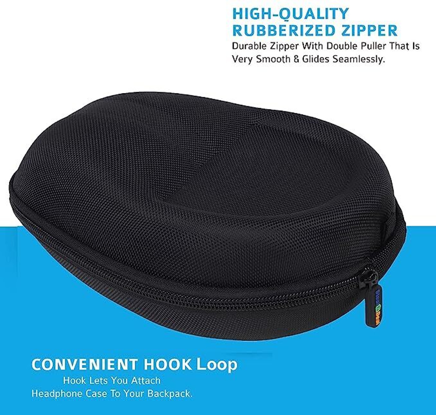 Image of Flipkart SmartBuy Nylon Zipper Headphone Case For Universal