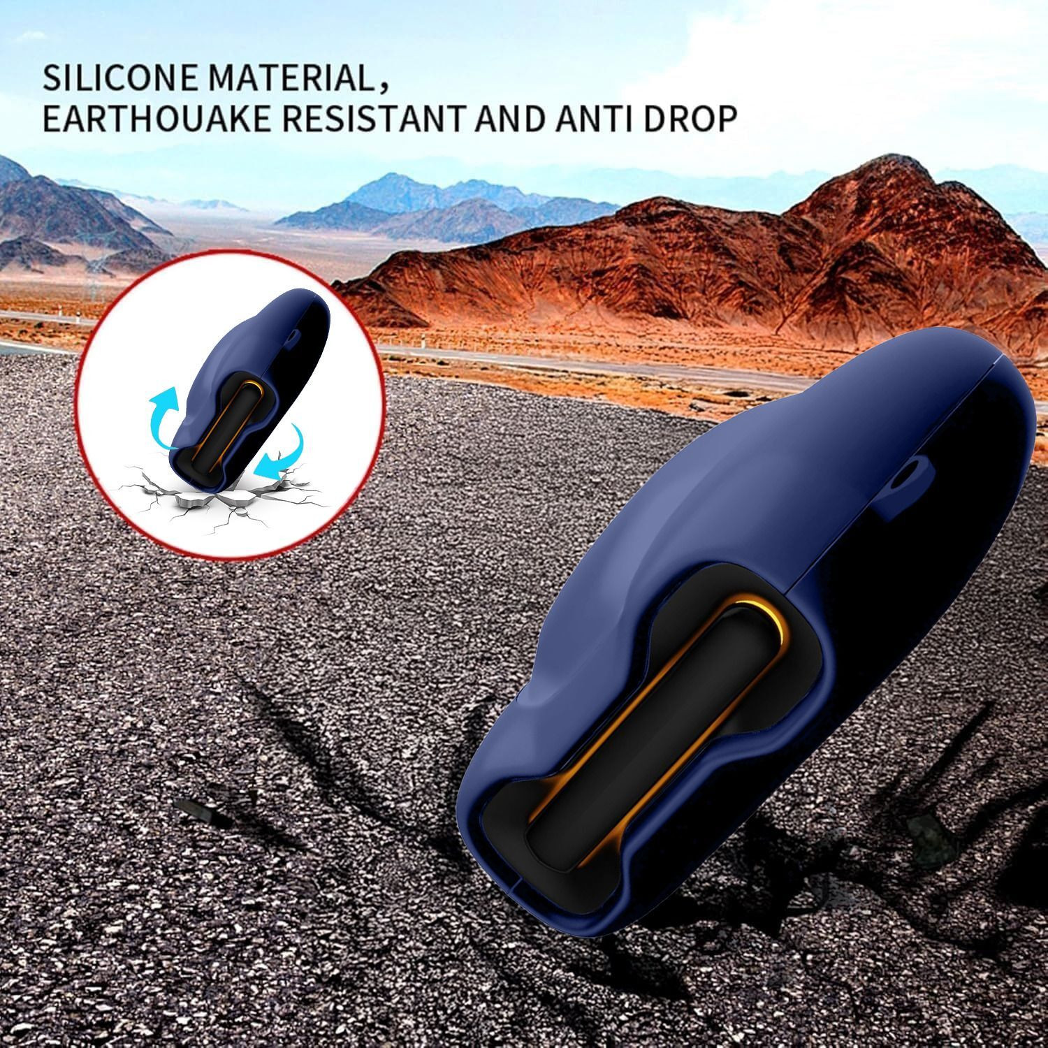 Image of Trazico Silicone Press and Release Earbuds Case For Silicone Case Cover For Boult Astra, UFO,, Mustang, GoBoult Ember