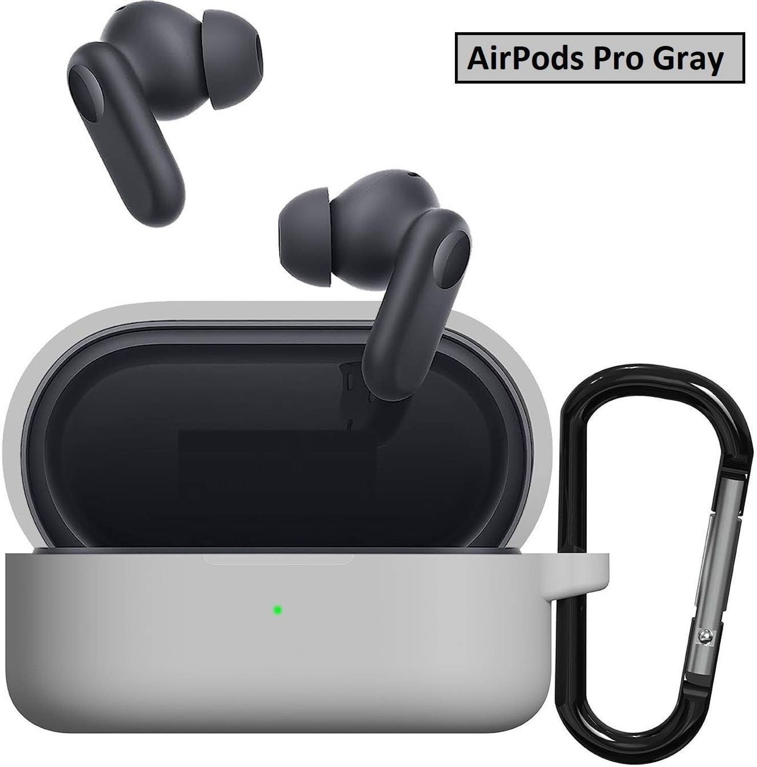 FwellT Silicone Press Stud Earbuds Case For Apple Airpods Pro 2019