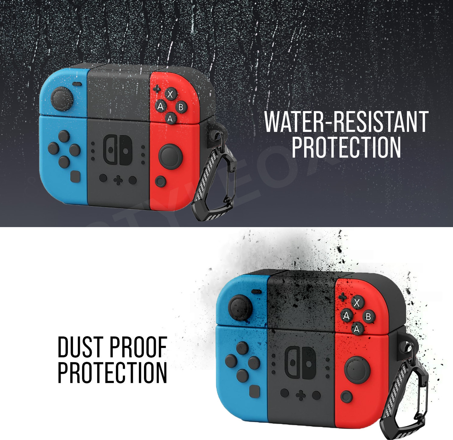 Image of Anvique Silicone Press and Release Earbuds Case For Oneplus Nord 3R Silicone Case Cover