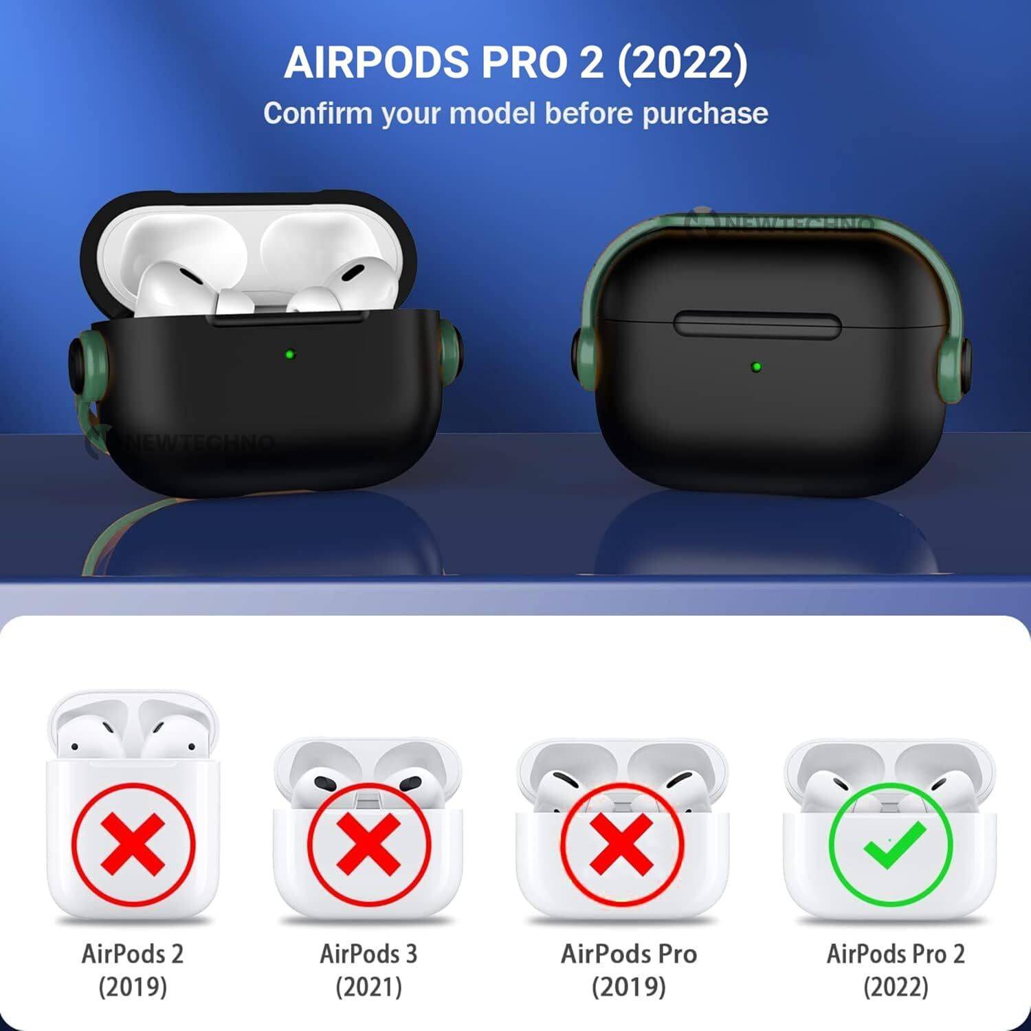 newtechno Polypropylene Latch Earbuds Pouch For Airpods Pro 2nd Gen - Image 5
