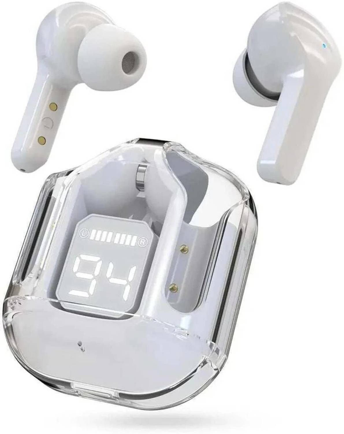 AUTOGROOMZ Plastic Press Stud Earbuds Case For airbuds, bluetooth