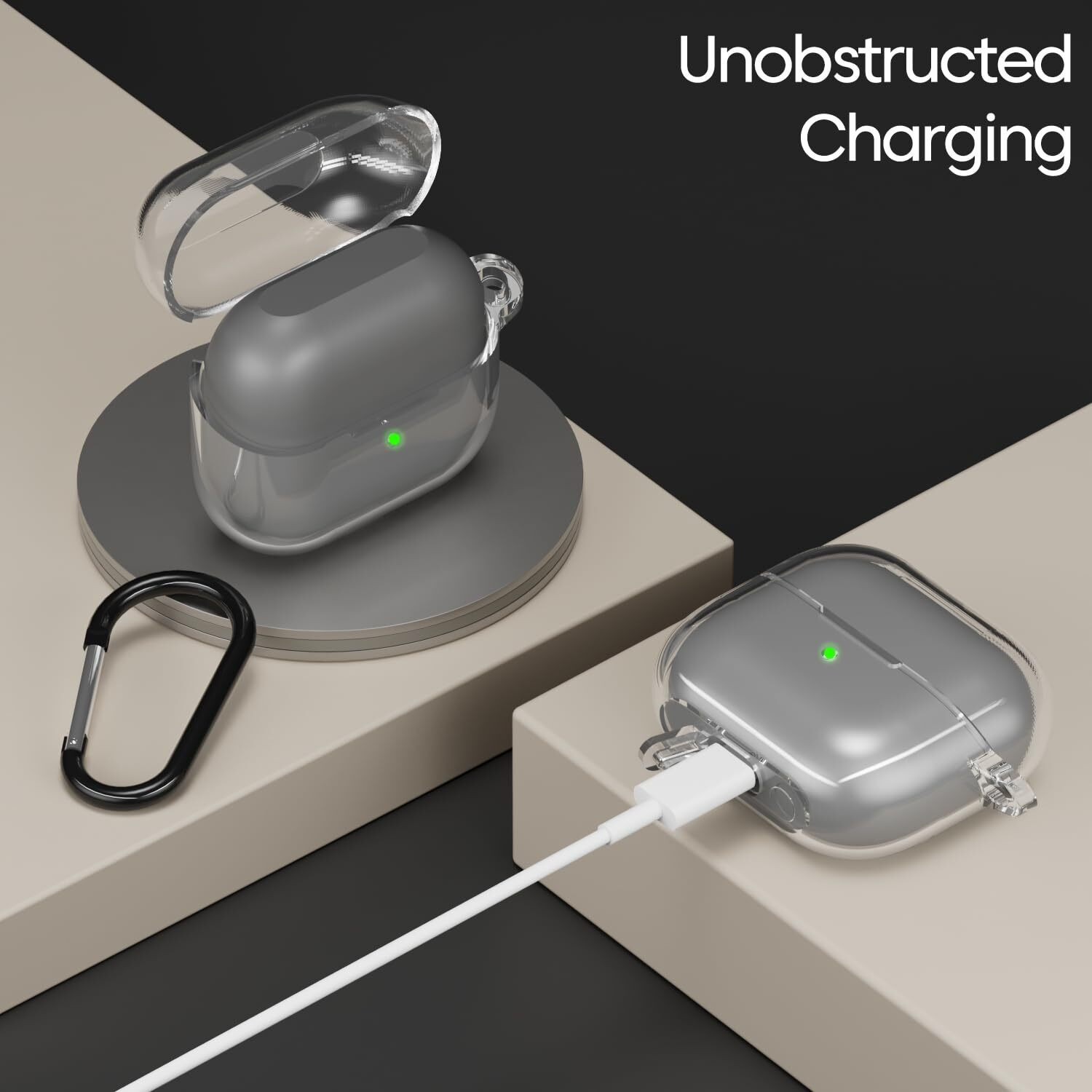Image of sounce Silicone Press and Release Headphone Case For Samsung Galaxy Buds 3 Pro and Galaxy Buds 3