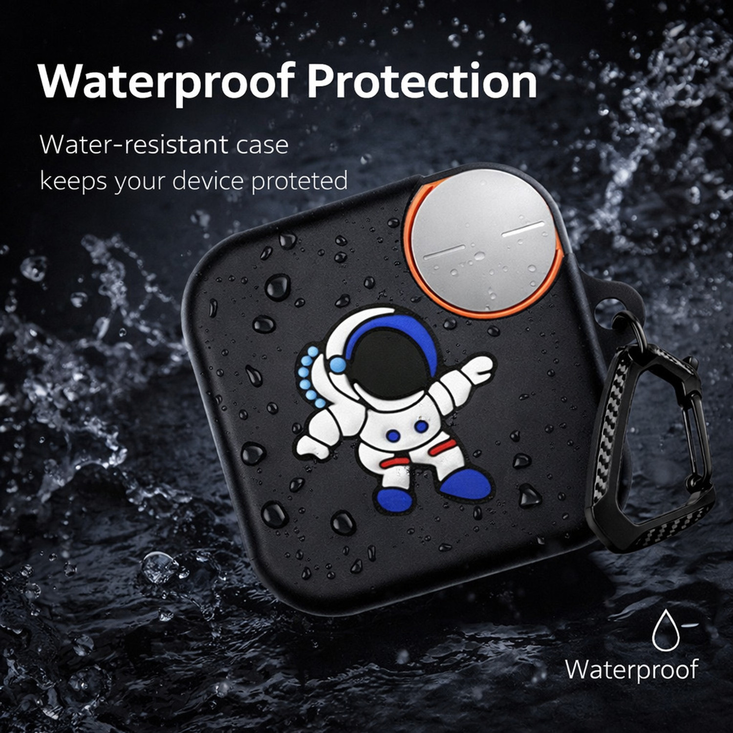 Image of VibeShell Silicone Velcro Earbuds Case For Nothing Buds pro 2 / 2 / 2Plus Case Cover