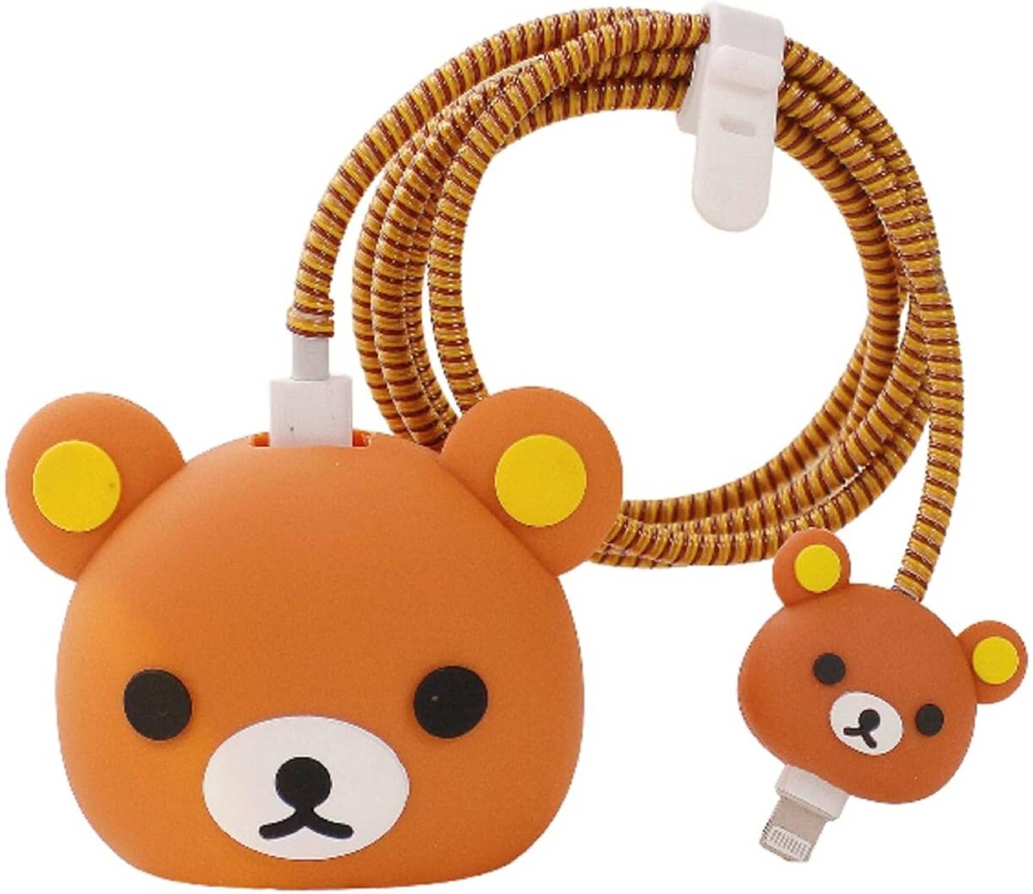 AUDICE Silicone Press Stud Headphone Case For Compatible with Apple 20W Adapter (iPhone Charger Cover For 18W/20W)