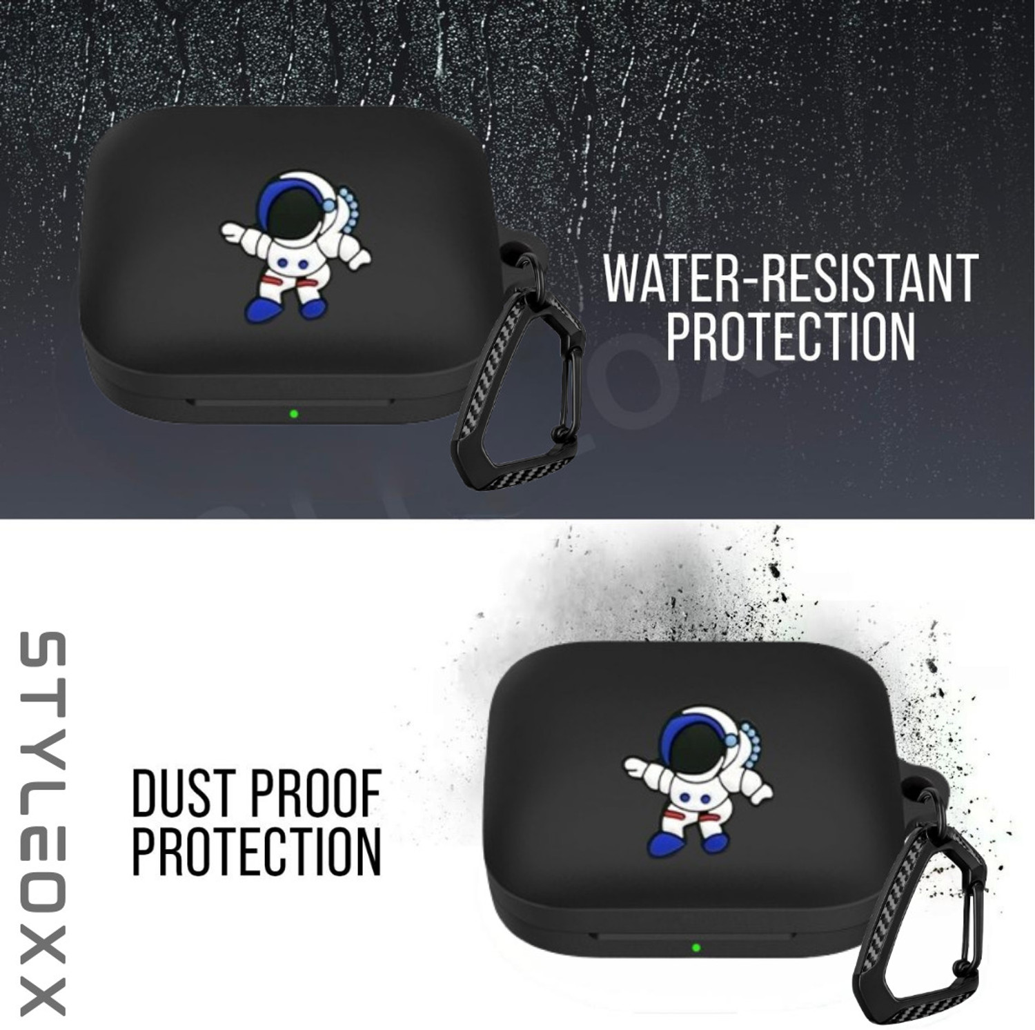 Image of StyleOxx Silicone Press and Release Earbuds Case For Realmee Buds air 7 Case Cover