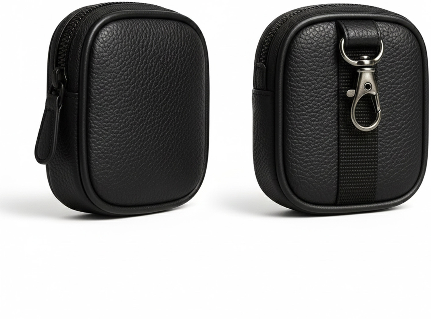Image of HICLE Leather Zipper Earbuds Case For Universal, EarBuds