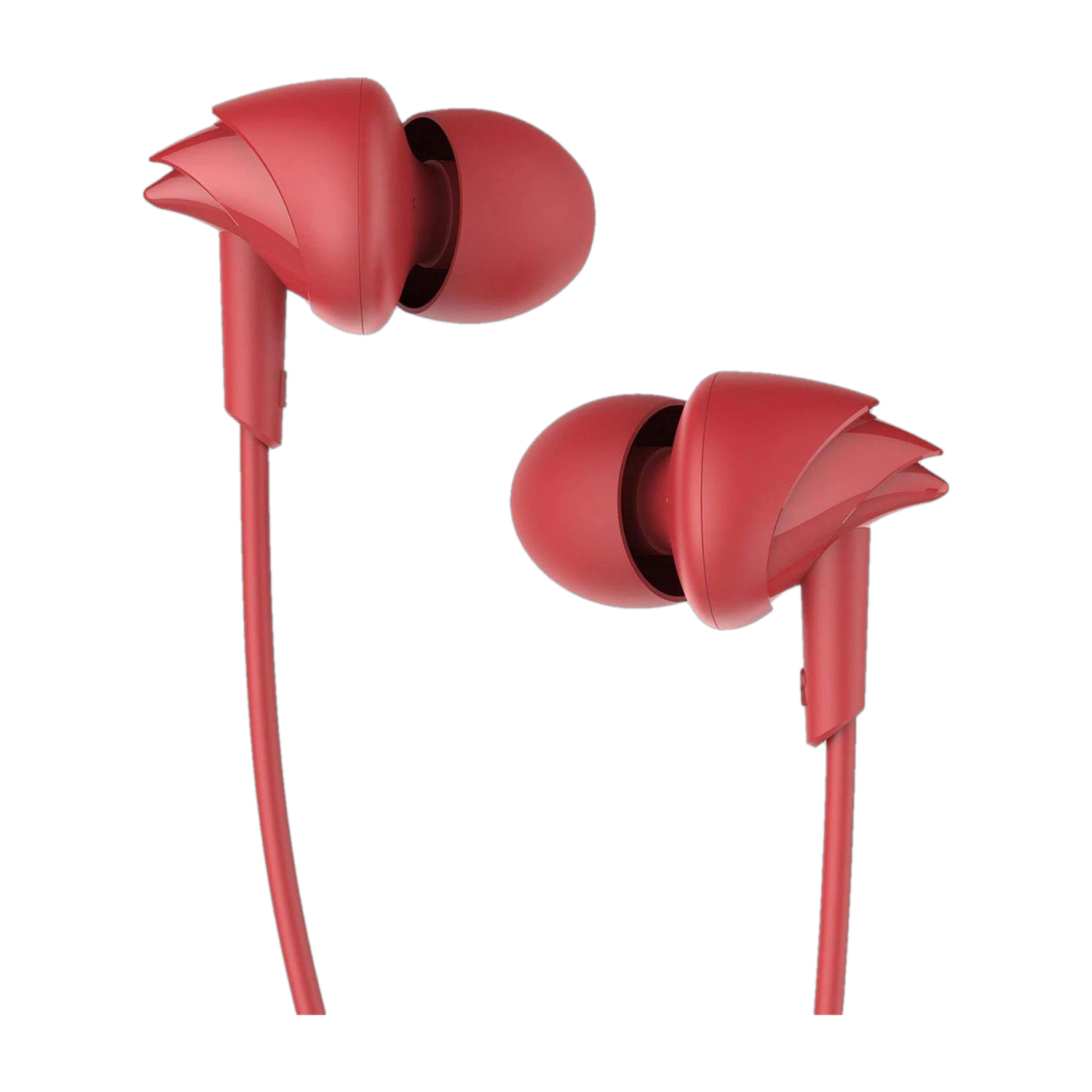 boAt Bassheads 100 Wired Earphones, Red - Image 1