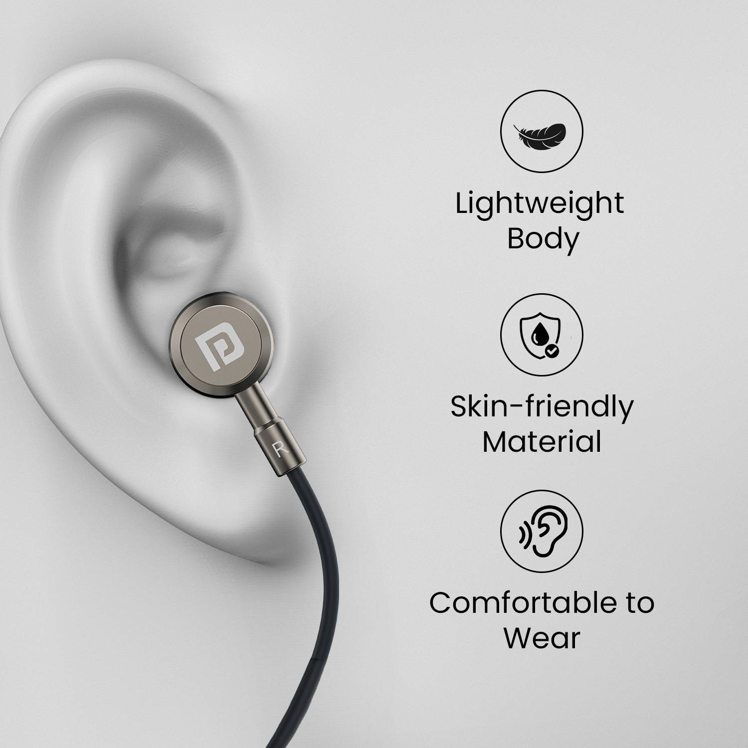 Portronics Tune C Type C Earphone with Mic - Image 5