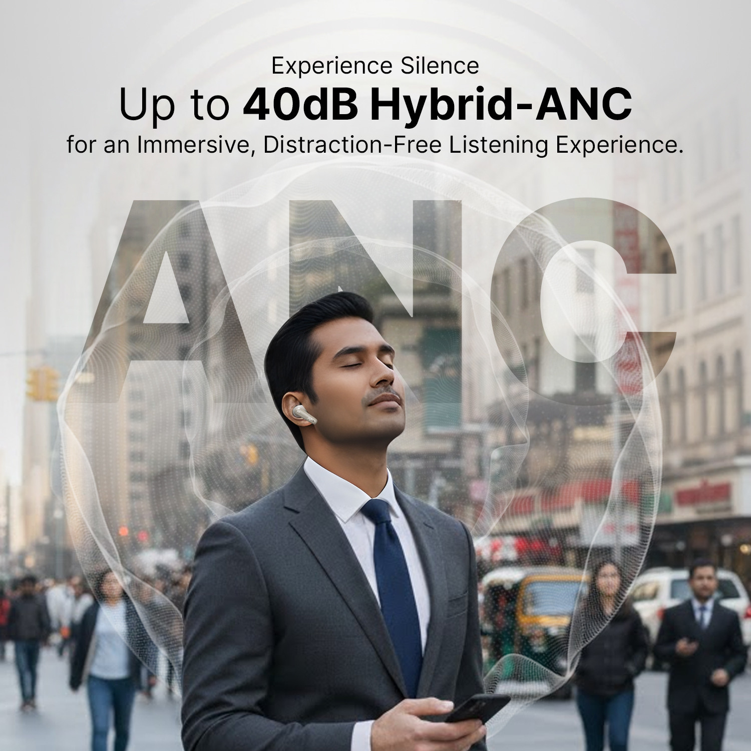 Image of Ai+ NovaPods Pro with 30Hours Playtime, 45ms Ultra-Low Latency, 6Mics Hybrid ANC Bluetooth