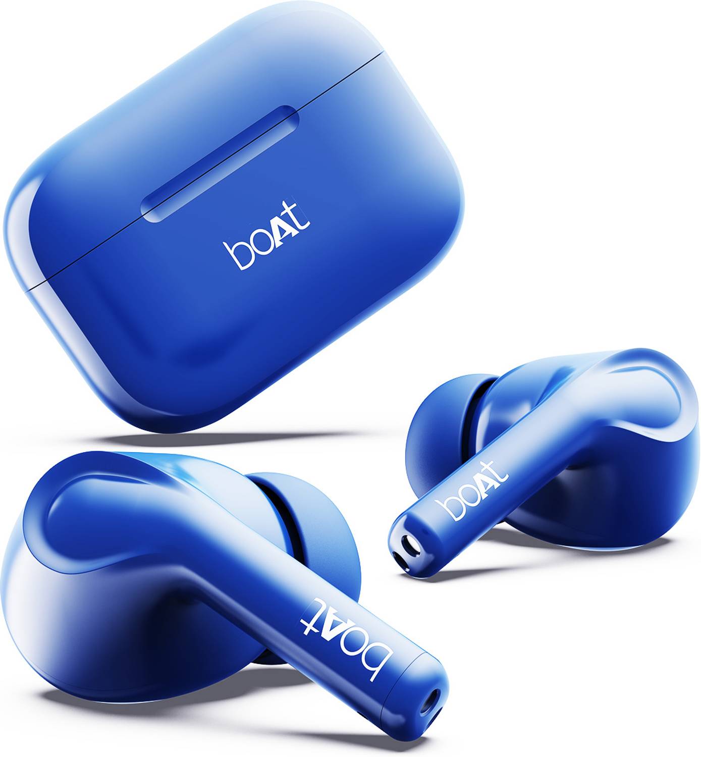 あいいろ BOAT HOUSE CLUB プレート BLUE TRADIT boAt Airdopes 161/163,ASAP Charge,40 H Battery, Stream Ad Free