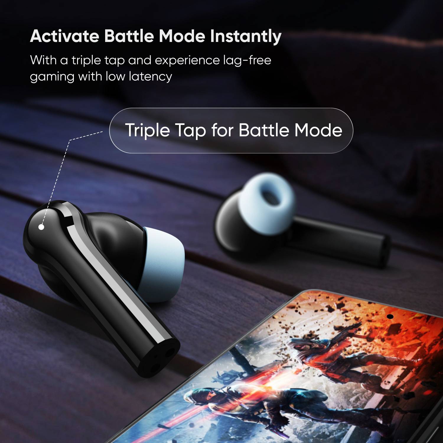 Mivi Duopods D4, 50Hrs Playtime, HD Call, Fast Charging, IPX4, Voice - Image 5