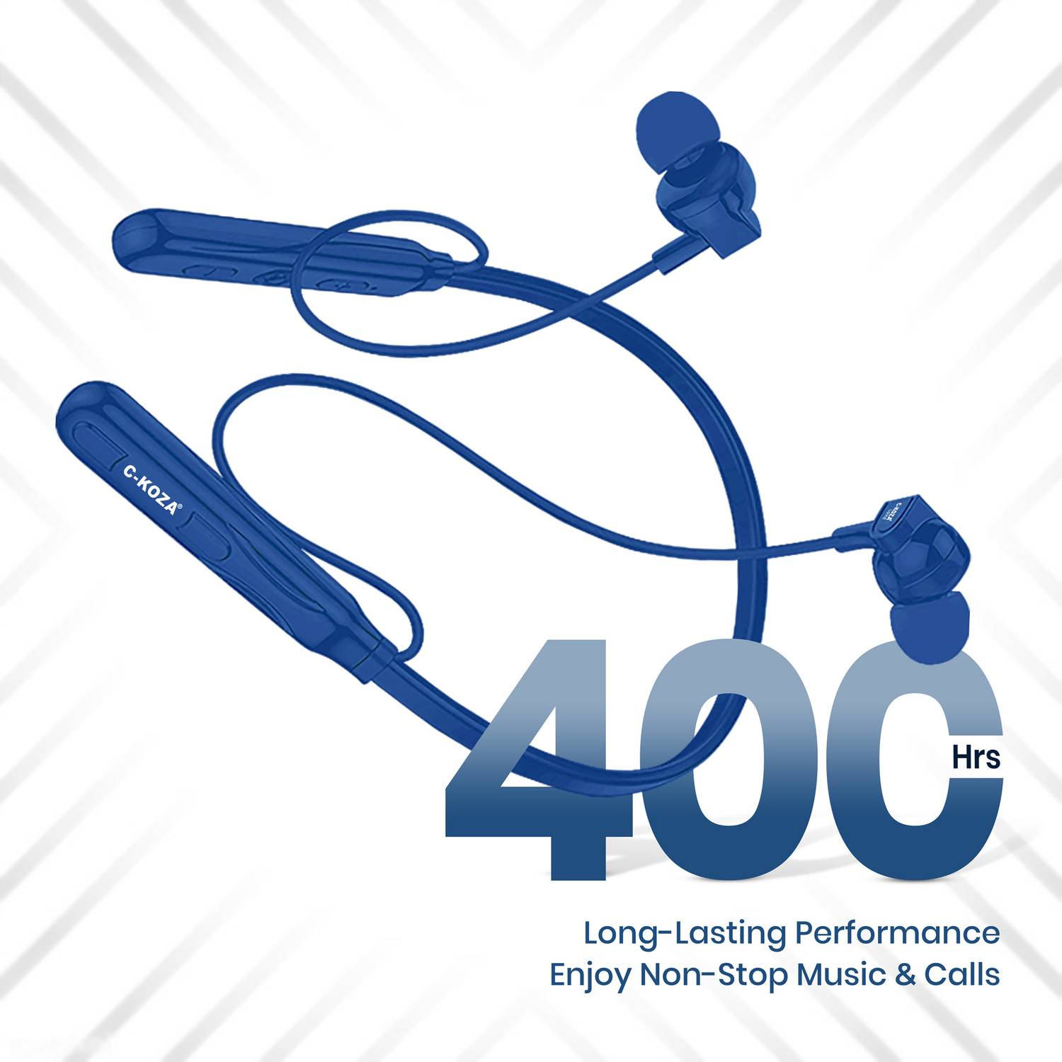 C-KOZA LN-52 Wireless Neckband with Magnetic Control, Noise