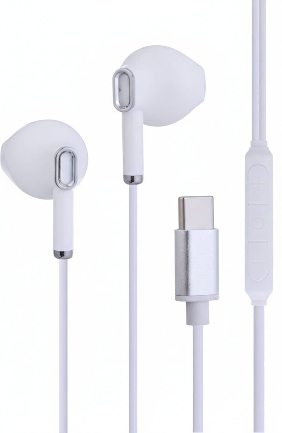 Jazx Type C Earphones/Headphone with HD mic, In-Line Controls & T