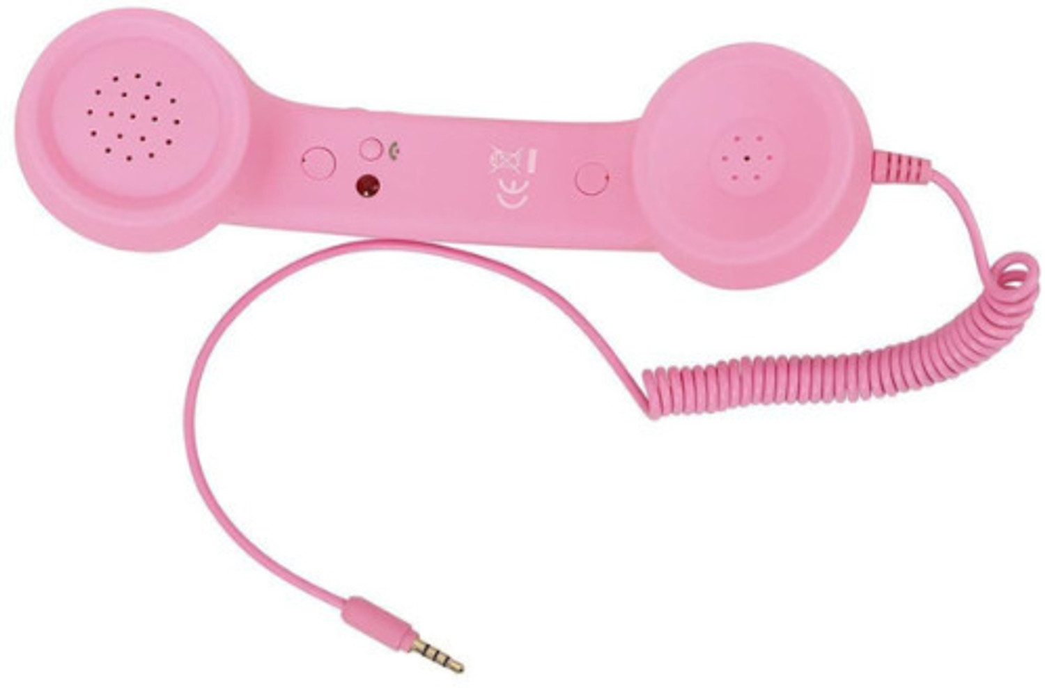 Image of DRUMSTONE CocoPhone Retro Handset Vintage Style Phone Receiver for Smartphones Hands-Free Wired